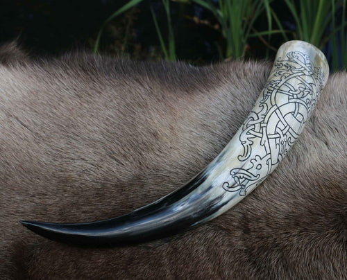 Viking Dragon Drinking Horn