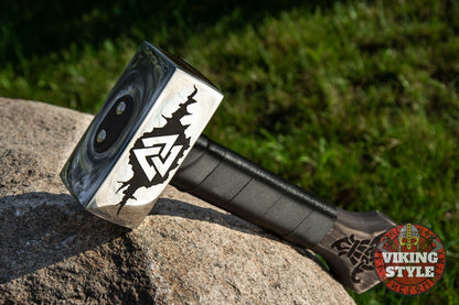 Handmade Viking Hammer - Valknut