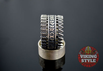 Runic Ring - Arrow, 925 Silver
