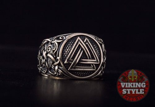 Valknut Ring - Mammen, Bronze