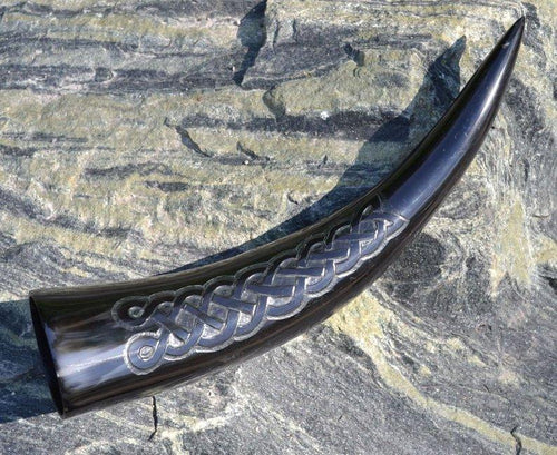 Celtic Knot Drinking Horn